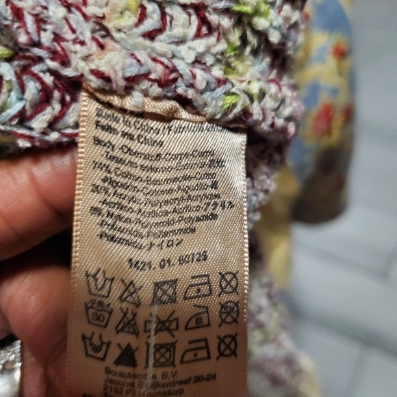 Scotch and Soda Womens Striped Knit Raglan Sleeve Sweater -Multi Color Size 2 - Picture 6 of 7